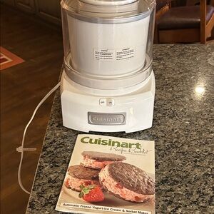 Cuisinart White Frozen Yogurt and Sorbet Maker